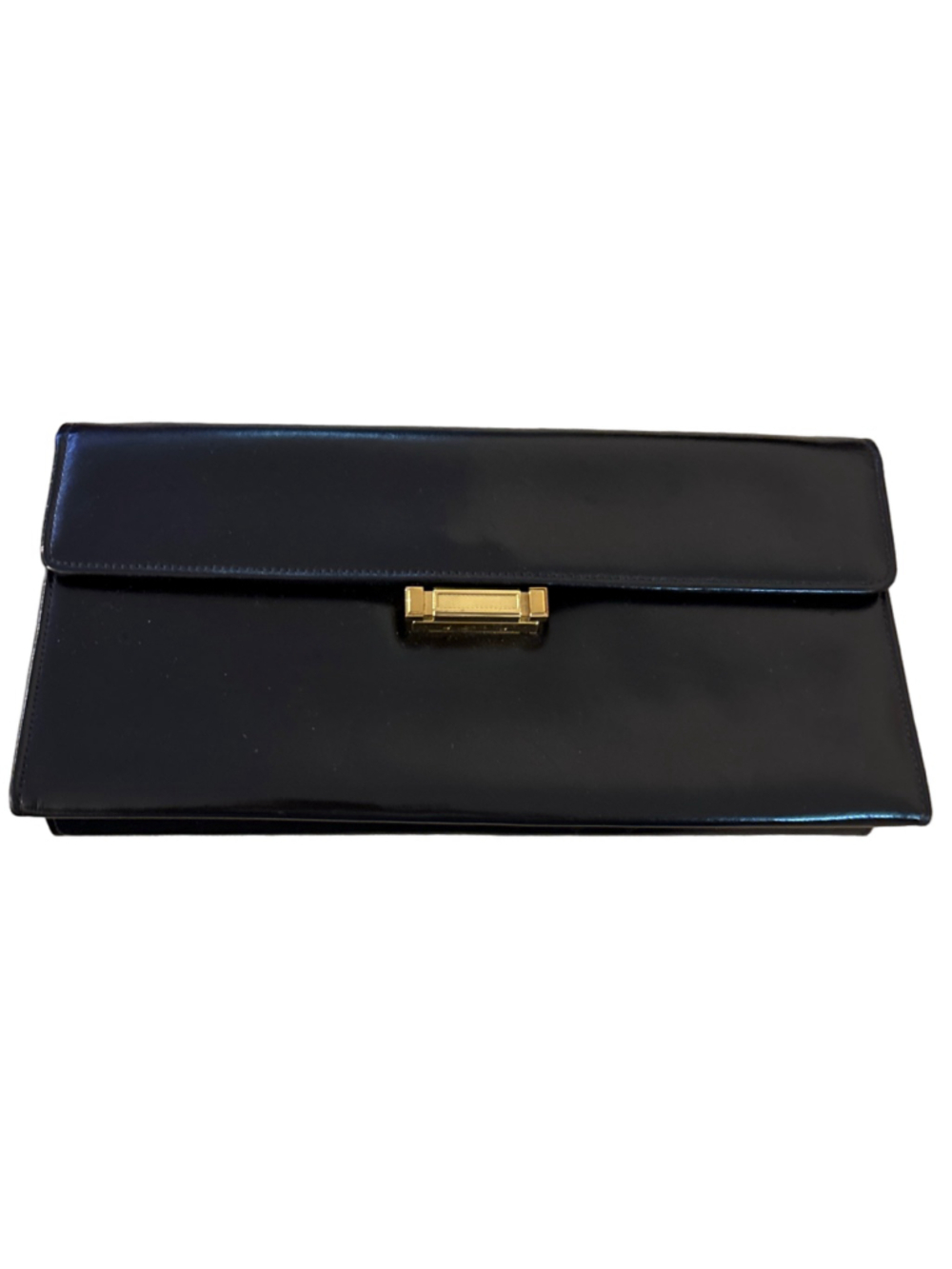 Women's Unbranded Black One Size Clutch with Gold Hardware